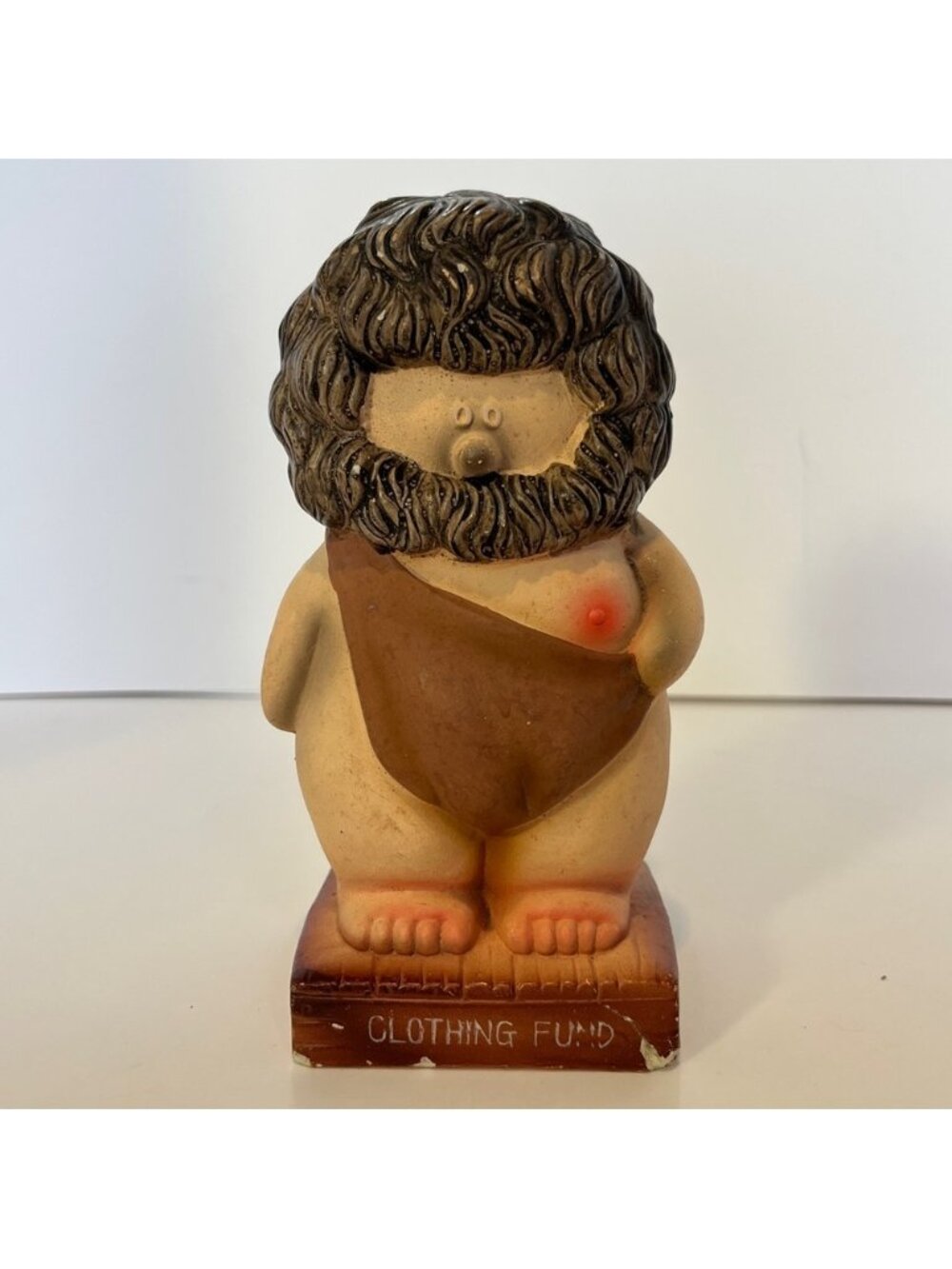 Vintage 50s Dab Novelty Clothing Fund Nude Piggy Money Bank Adult Humour Gift